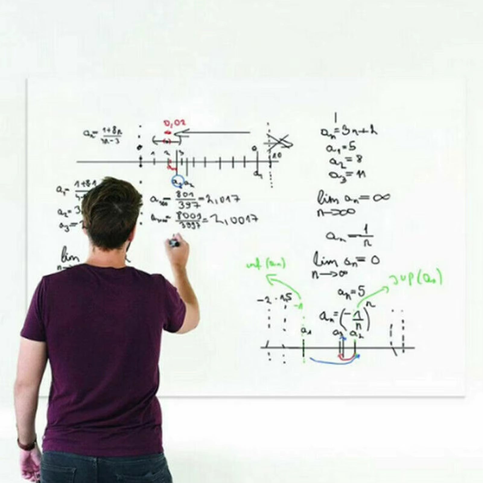 Black Board White Board Stickers Rolled up Reusable Portable Drawing Board School Office Meeting Teaching Board Stationery