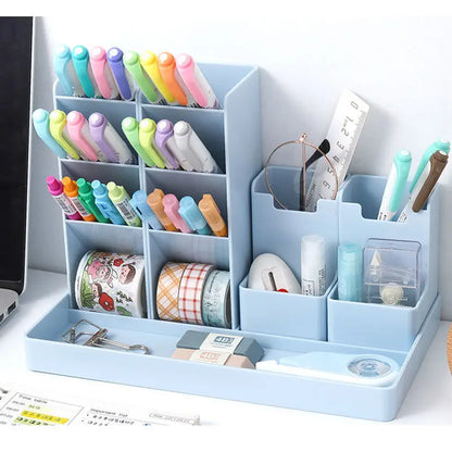 Pen Holder Desk Organizer Pencil Holder Organizers for Desktop Stand Pens Office Accessories School Stationery Storage Holders