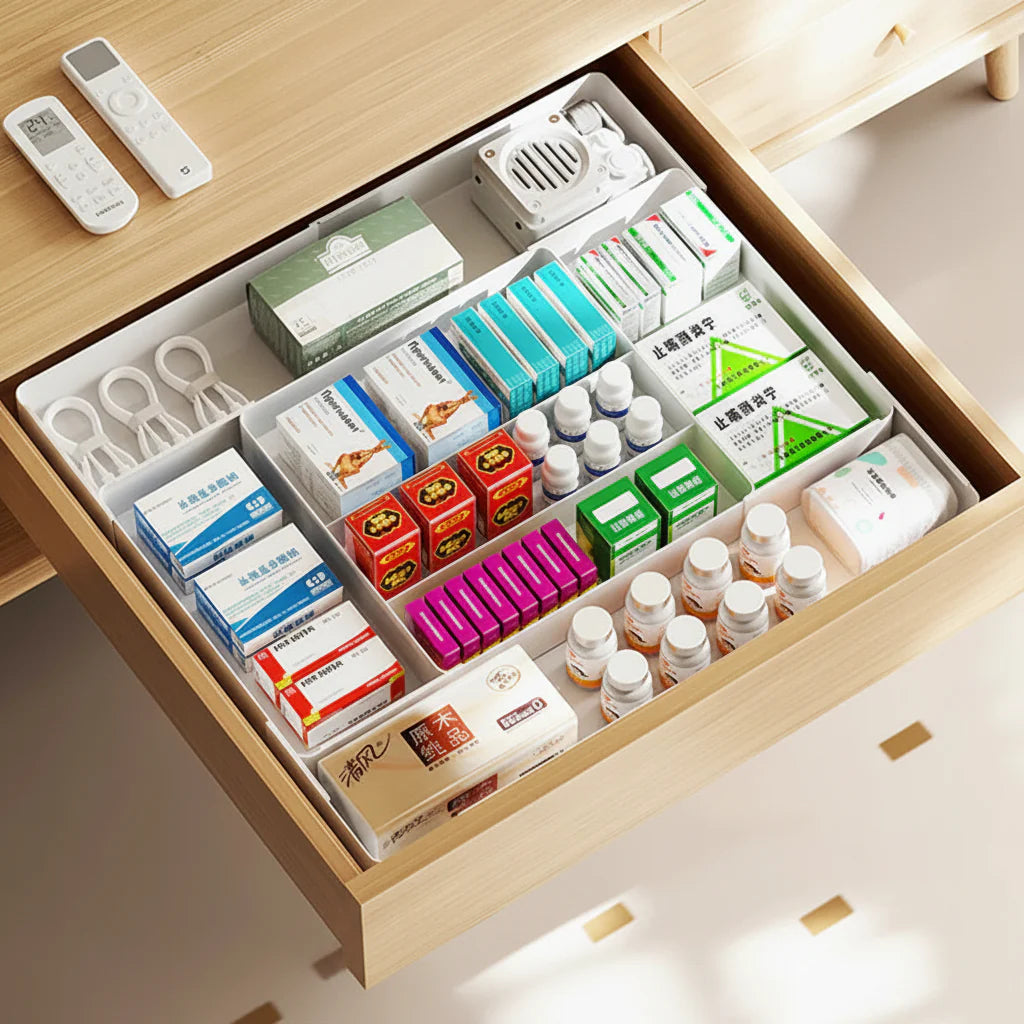 Expandable Drawer Organizer – Adjustable Cutlery & Utensil Tray