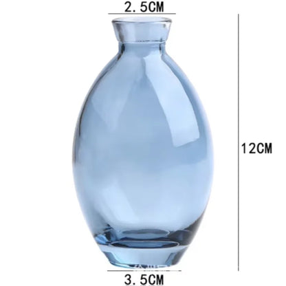 Classic Creative Vase Top Quality Glass Transparent Hydroponic Vase Living Room Flower Vase Home Decoration