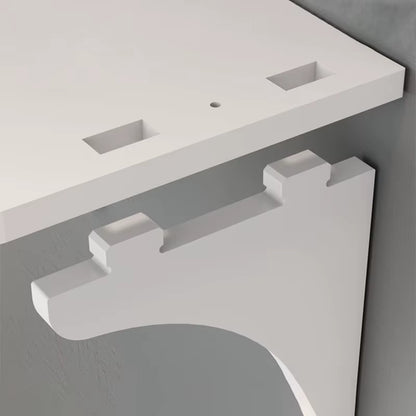 Wall Mount Floating Shelf with Hook Router Camera Power Strip Projector Set Top Box Hanging Storage Holder Home Office Organizer