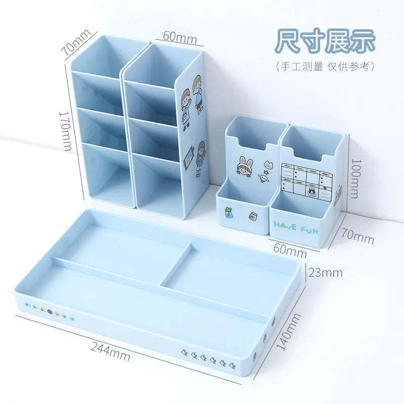 Pen Holder Desk Organizer Pencil Holder Organizers for Desktop Stand Pens Office Accessories School Stationery Storage Holders