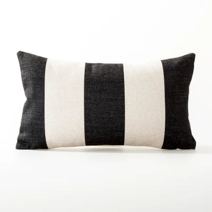 Nordic Geometry Black White Cushion Pillow Cover Home Decorative Office Sofa Linen Pillowcase 45X45Cm