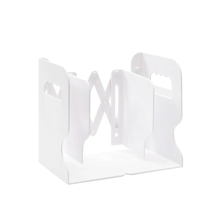 Retractable Book Stand with Pen Holder Creative Student Use Bookshelf Folding Storage Desk Organizer Office Accessories