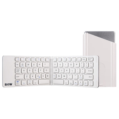 New Style Folding Bluetooth Keyboard and Mouse Set Wireless Mute Portable Keyboard for Business and Travel