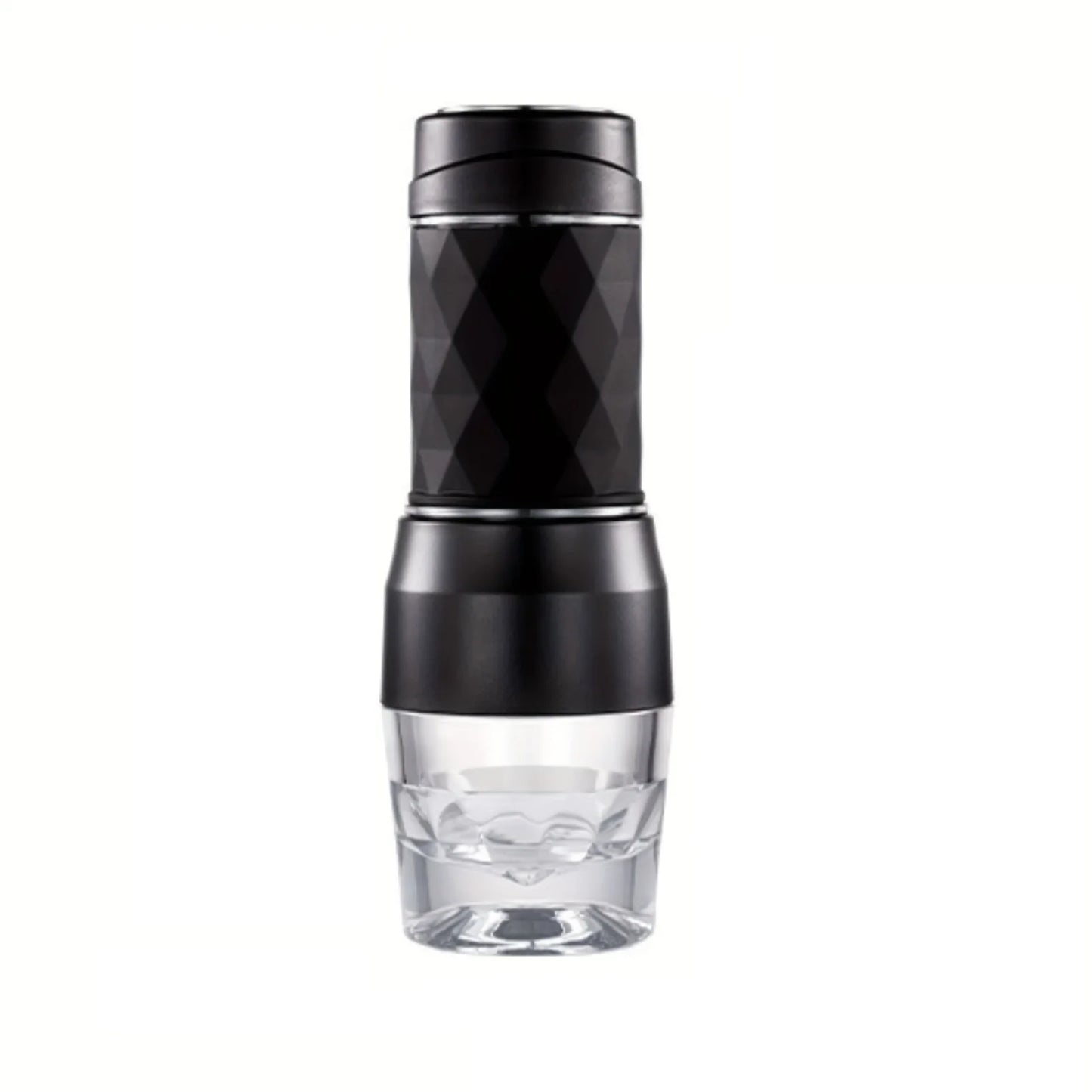 3 In1 Portable Coffee Machine Hot/Cold Water Manual Espresso Maker for Capsule & Ground Hand Press Brewer Hiking Travel