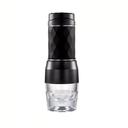 3 In1 Portable Coffee Machine Hot/Cold Water Manual Espresso Maker for Capsule & Ground Hand Press Brewer Hiking Travel