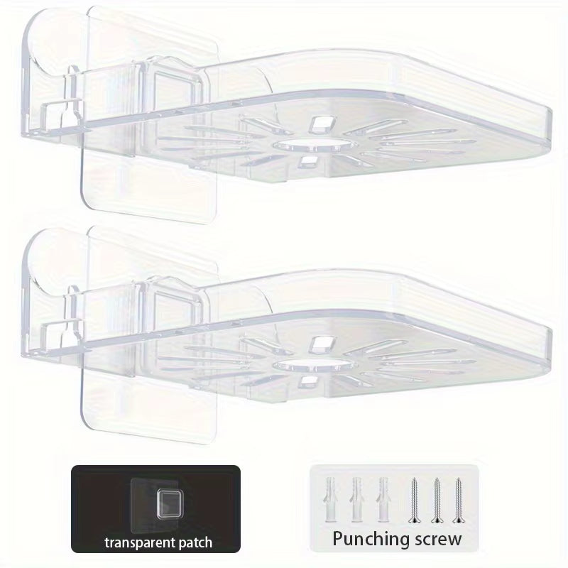 Universal Non-Drilling Wall Mount for CCTV Camera - Durable and Space-Saving Storage Holder