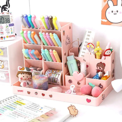 Pen Holder Desk Organizer Pencil Holder Organizers for Desktop Stand Pens Office Accessories School Stationery Storage Holders