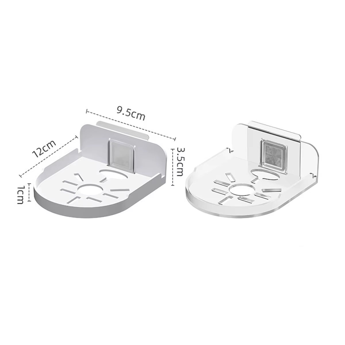 Universal Non-Drilling Wall Mount for CCTV Camera - Durable and Space-Saving Storage Holder