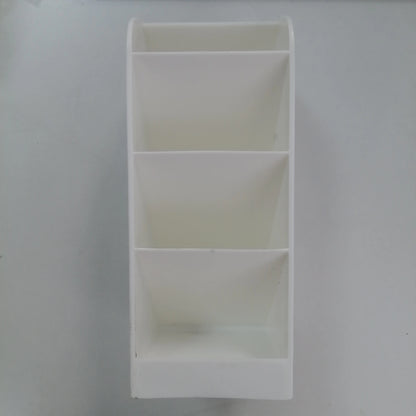Desk Pen Holder Pencil Makeup Storage Box Kawaii Large Capacity Desktop Organizer Stand Case School Office Stationery