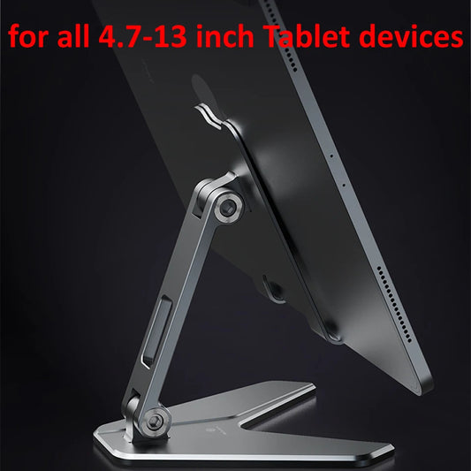 Tablet Stand Desktop Adjustable Stand Foldable Holder Dock Cradle for Ipad Pro 12.9 11 10.2 Air Mini 2020 Samsung Xiaomi Huawei