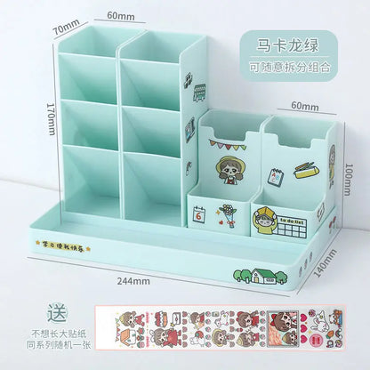 Pen Holder Desk Organizer Pencil Holder Organizers for Desktop Stand Pens Office Accessories School Stationery Storage Holders