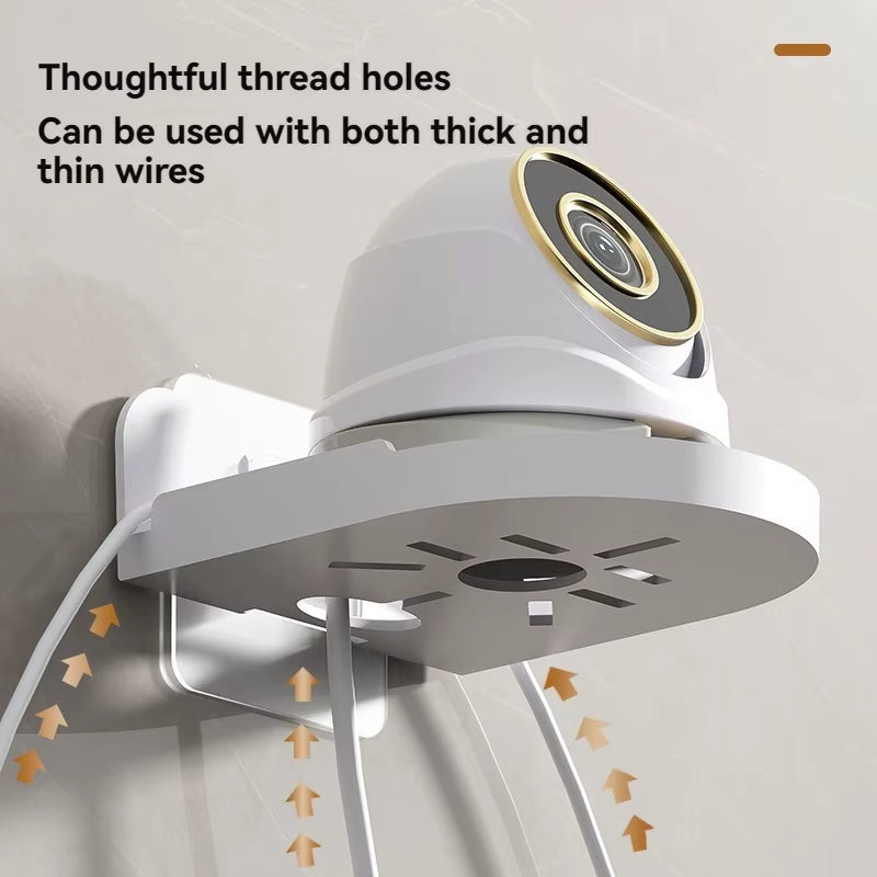 Universal Non-Drilling Wall Mount for CCTV Camera - Durable and Space-Saving Storage Holder