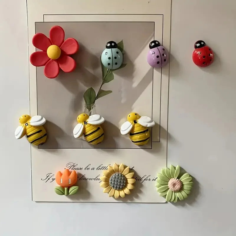 10Pcs Adorable Refrigerator Magnets - Durable & Strong Hold for Kitchen, Office & More - Versatile Home Decor Mothers Day Gift