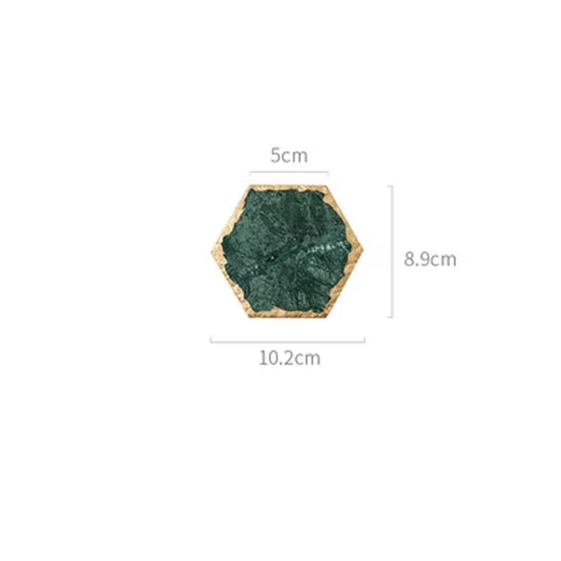 Marble Storage Tray Green Jewelry Display Plate Necklace Ring Earrings Cosmetic Organizer Desktop Sundries Decor Tray