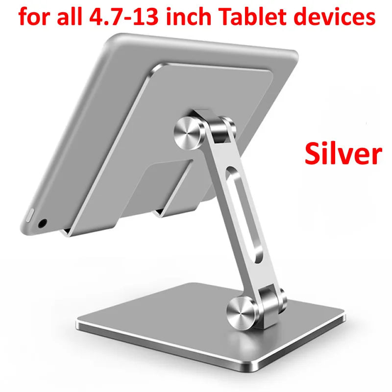 Tablet Stand Desktop Adjustable Stand Foldable Holder Dock Cradle for Ipad Pro 12.9 11 10.2 Air Mini 2020 Samsung Xiaomi Huawei