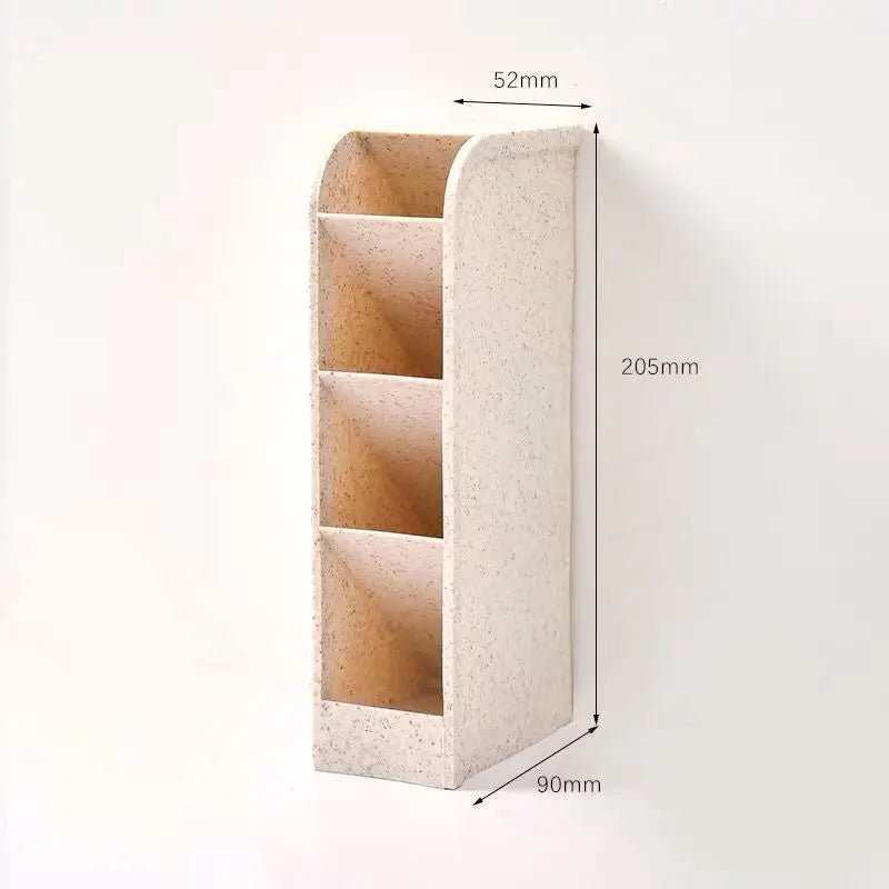 Desk Pen Holder Pencil Makeup Storage Box Kawaii Large Capacity Desktop Organizer Stand Case School Office Stationery