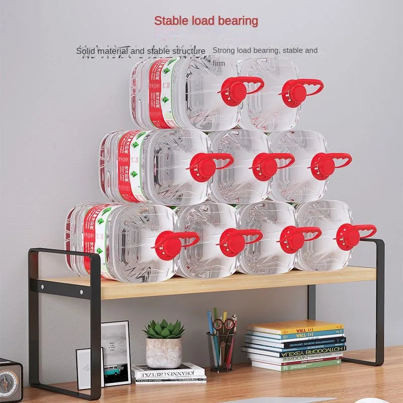 Shelf Desktop Storage Bookshelf Student Desk Shelves Racks Office Computer Desk Tiered Cabinet Home Storage Holders Organizer