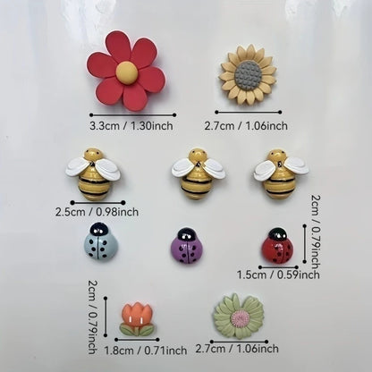 10Pcs Adorable Refrigerator Magnets - Durable & Strong Hold for Kitchen, Office & More - Versatile Home Decor Mothers Day Gift